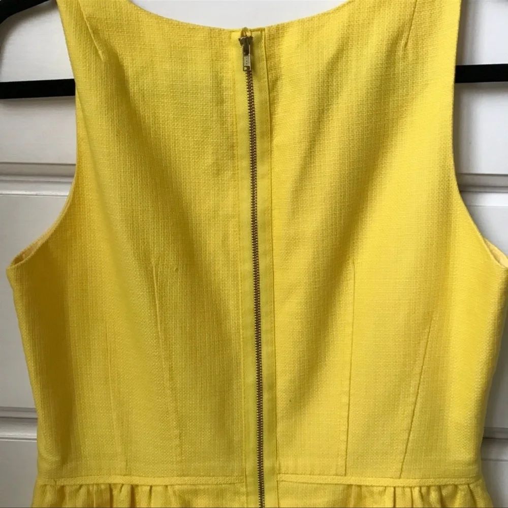 JCrew Yellow Structured Sundress - Size 4 - Picture 3 of 4